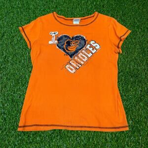 I Love Orioles Baby Tee